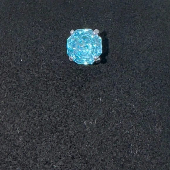 0.75ct Aquamarine Studs - Picture 6 of 10